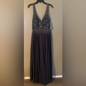 Camilla silver stones and lentejuelas